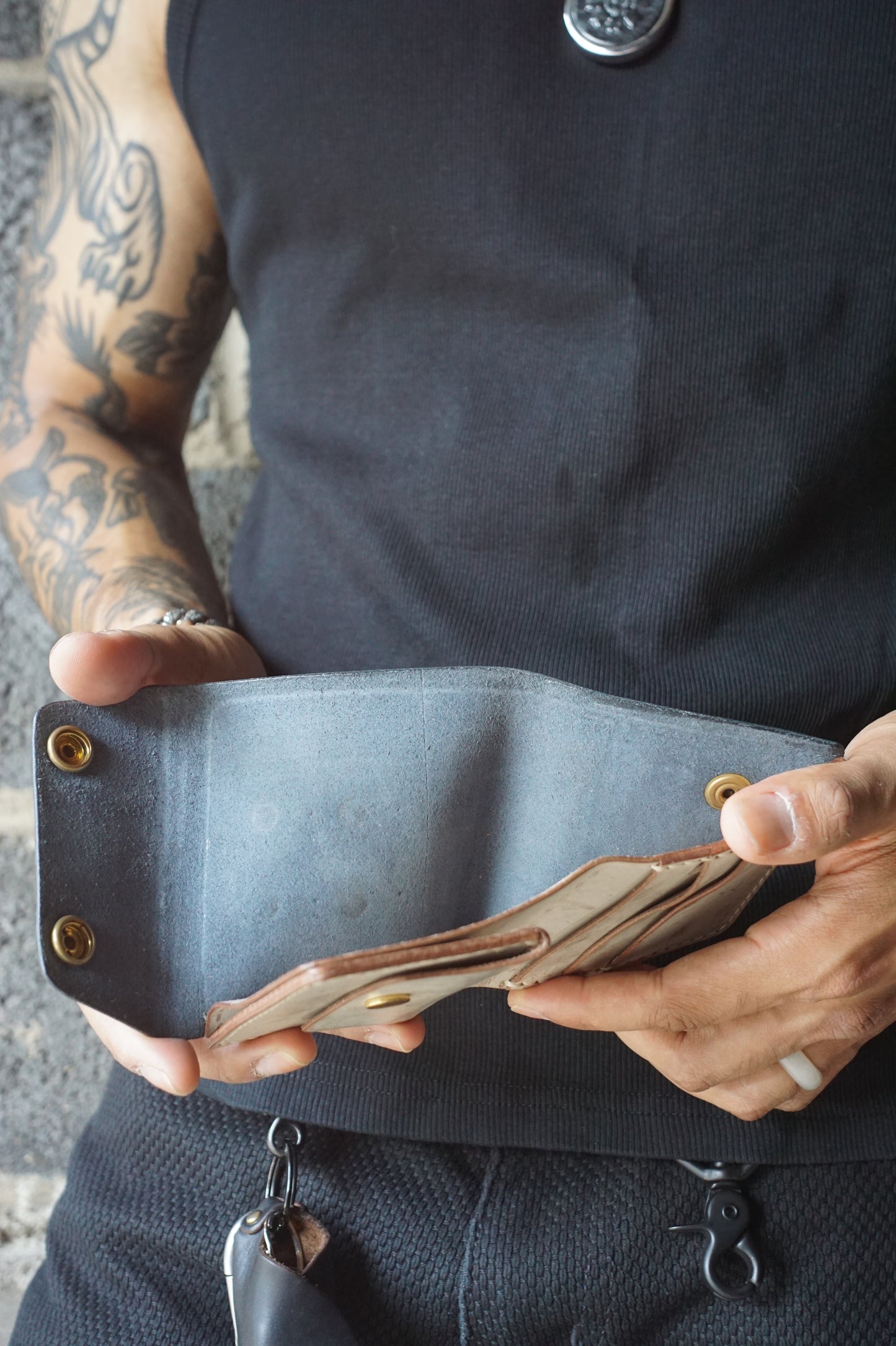 Snap trifold wallet