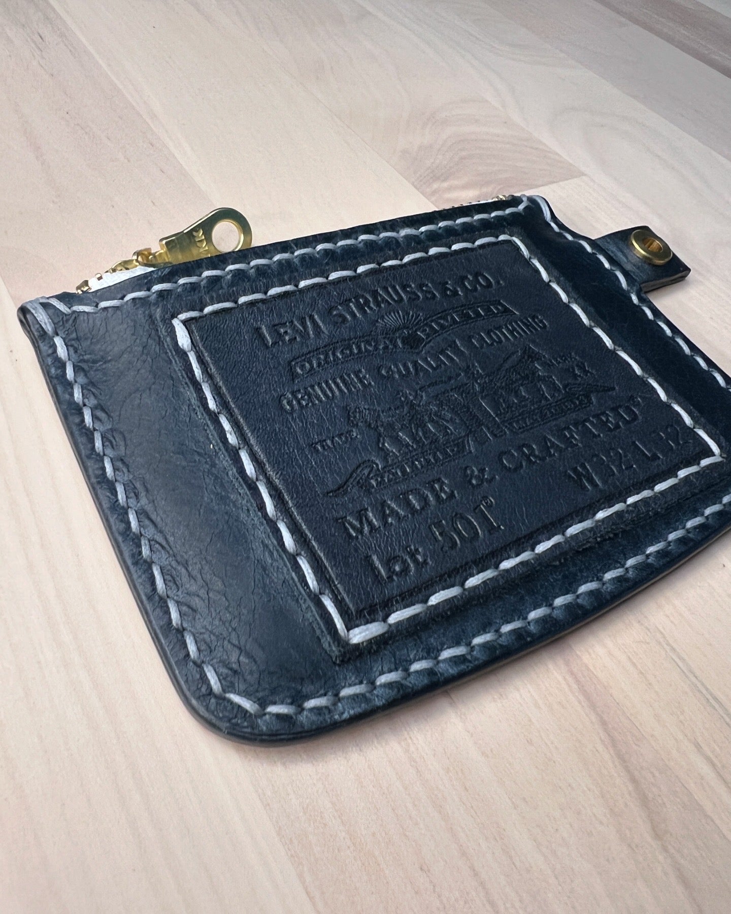 Levi’s patch zip pouch