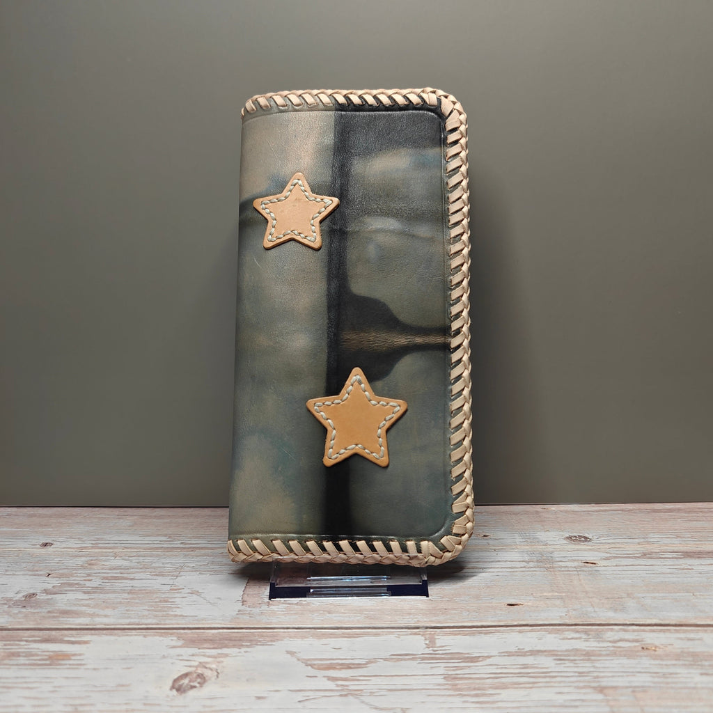 Natural Indigo Roper Wallet