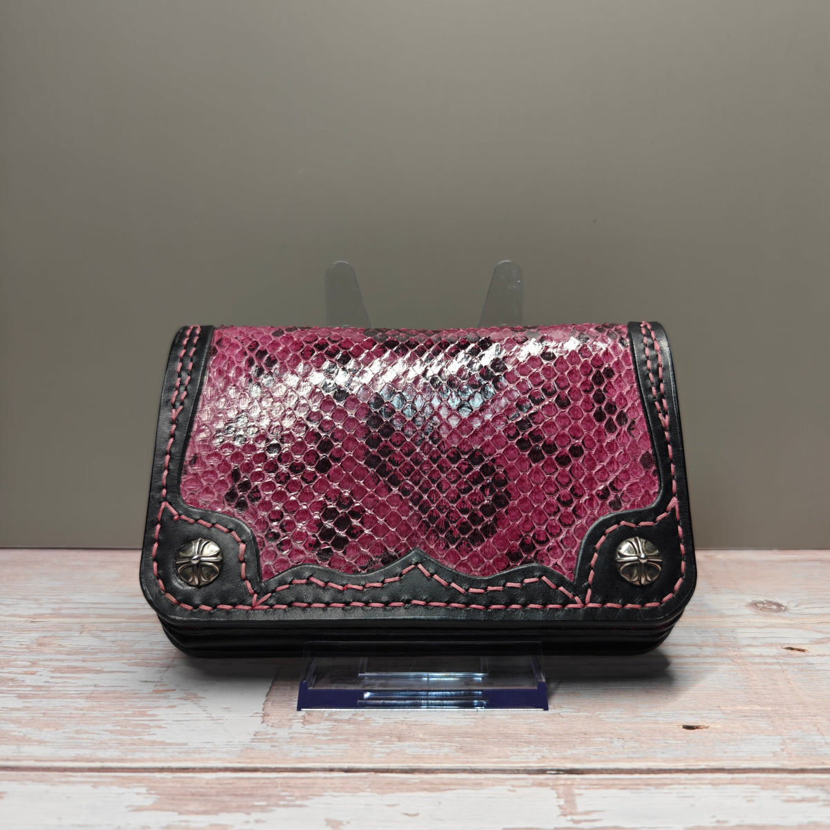 Pink Anaconda Cash Tracker Wallet